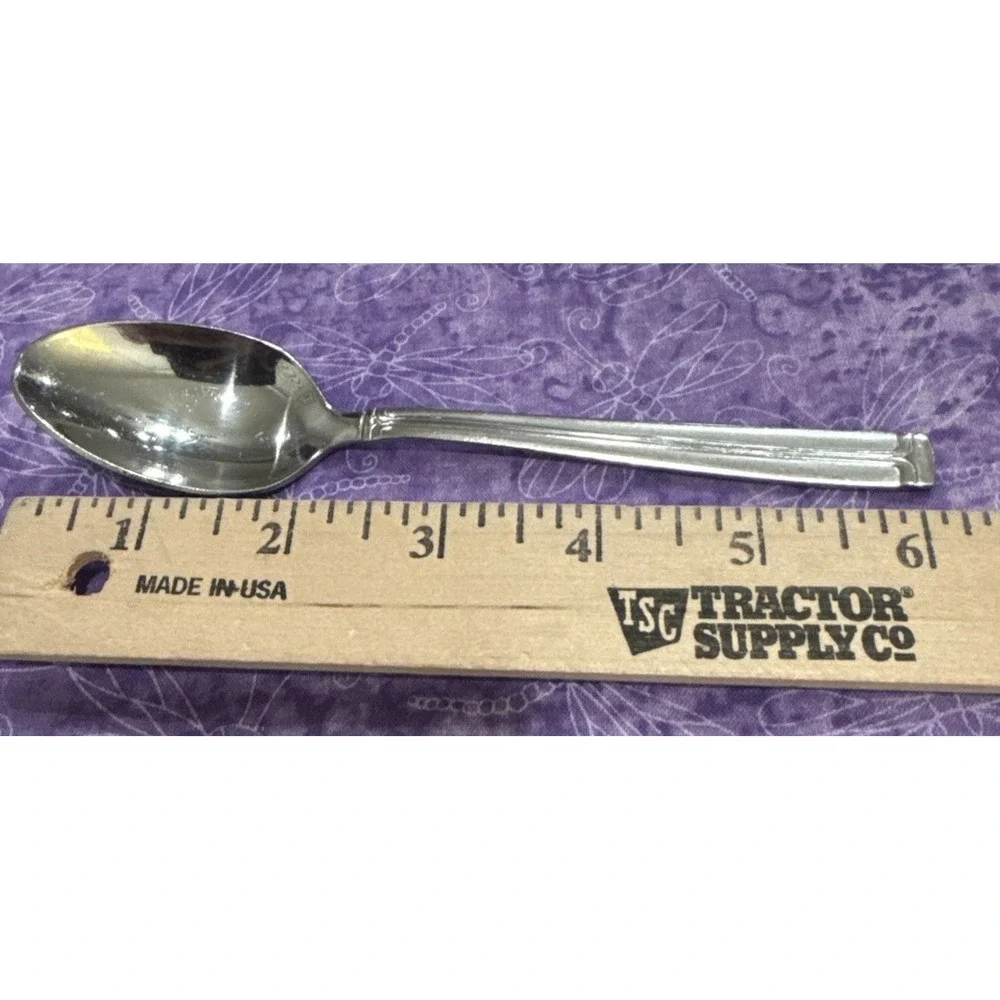 Wallace WAS244 Stainless Steel‎ Flatware Teaspoons Spoon Spoons Set Of 6
